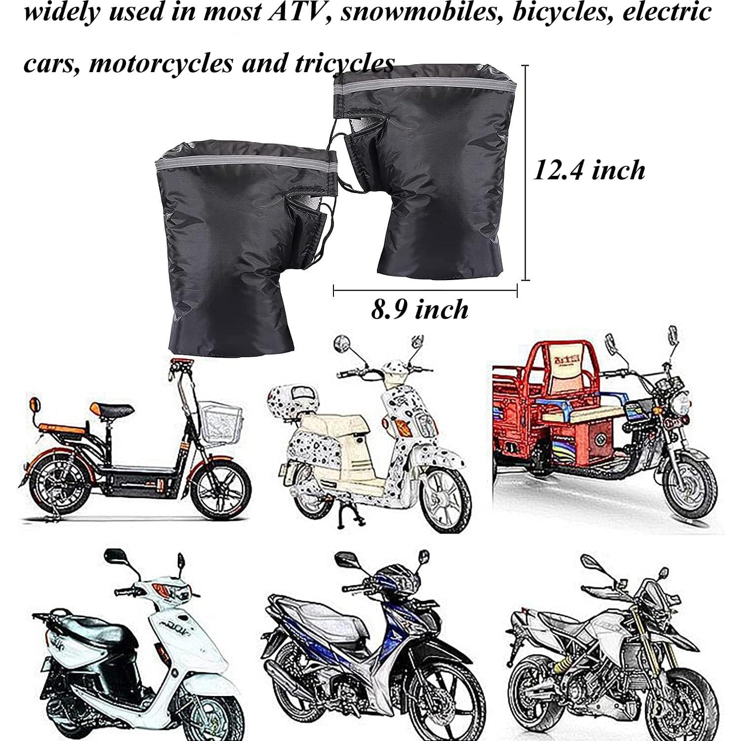 Guantes Universales para Manillar PENINSULA LOVE - Invierno, Impermeables, Reflectantes