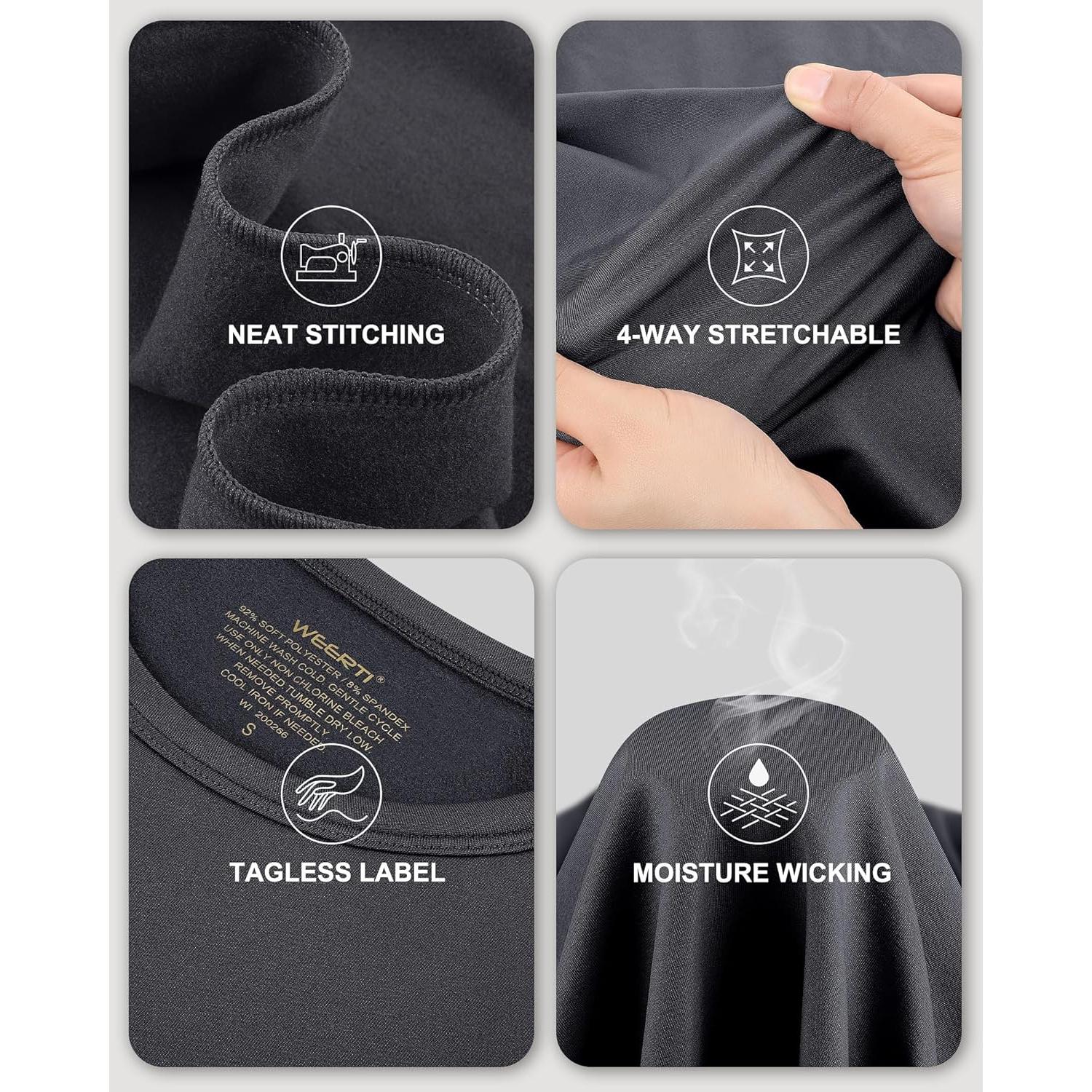 Ropa Interior Térmica WEERTI Long Johns para Hombres XXL