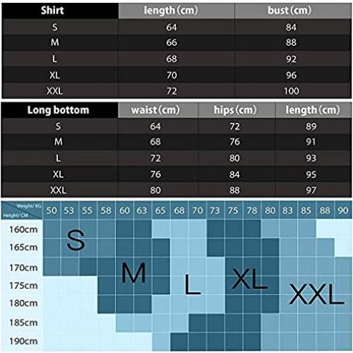 Conjunto Ropa Interior Térmica Hombre MINGHE 2PCS Negro