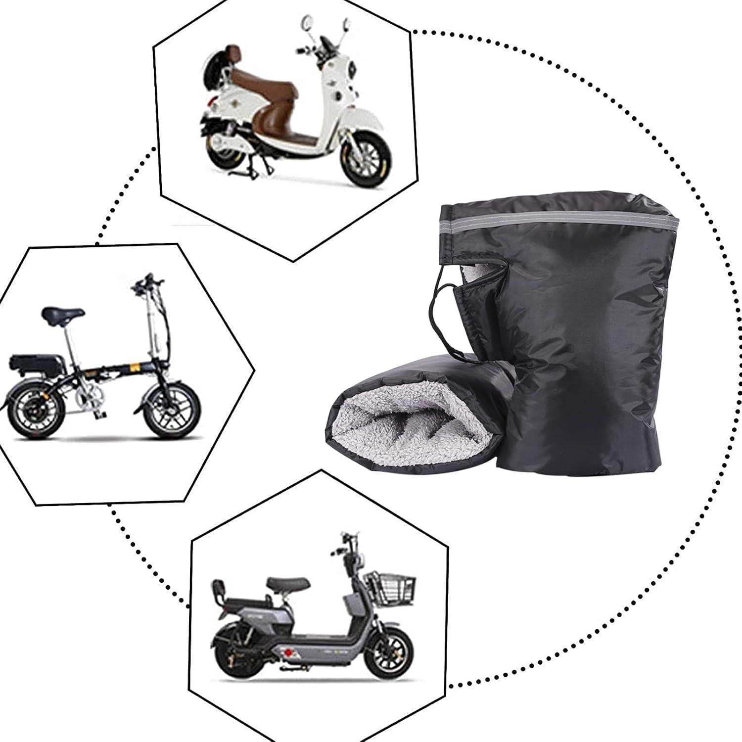 Guantes de Manillar Térmicos SIQITECHNO para Motocicleta 31.5x22.6cm