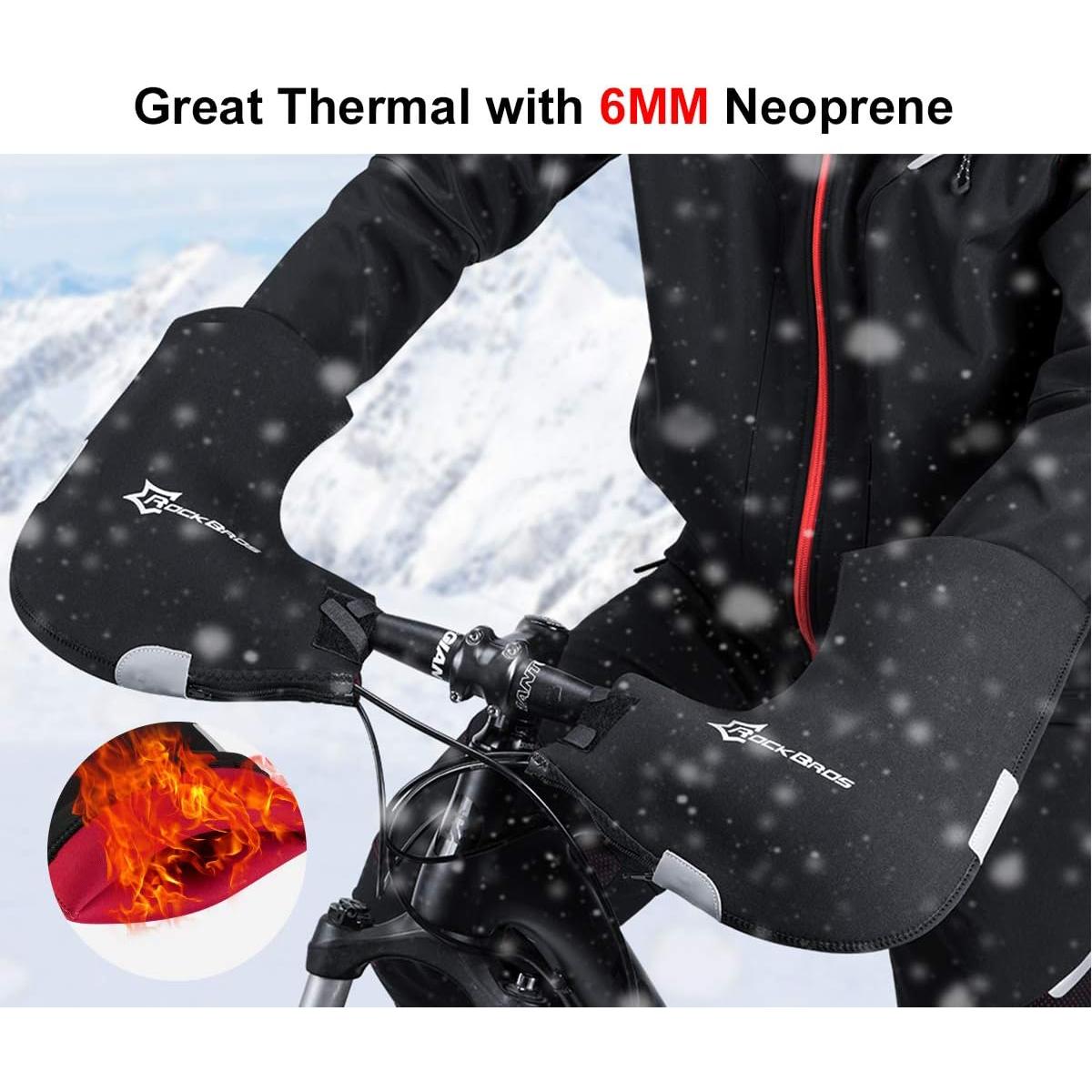 Manoplas ROCKBROS para Manillar de Bicicleta MTB - Frío y Lluvia