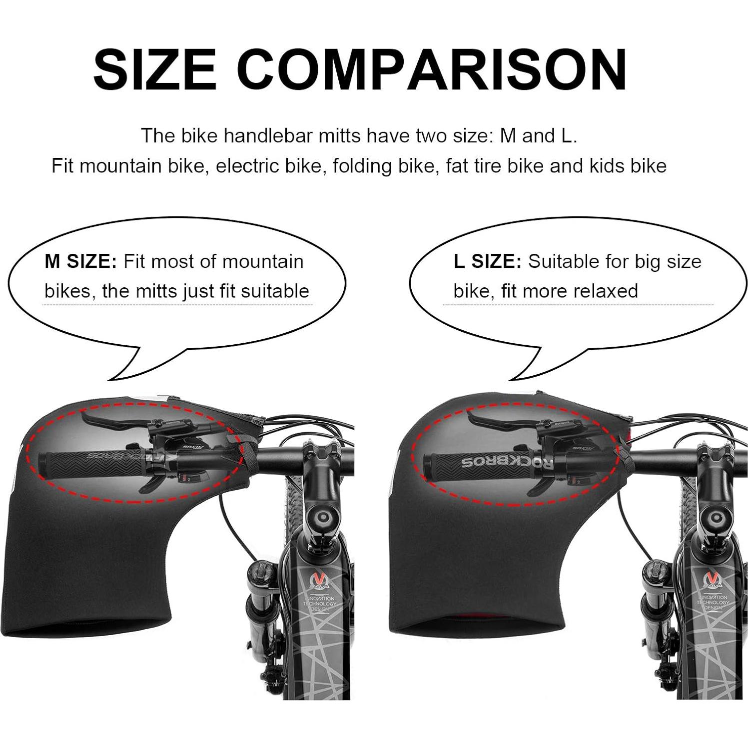 Manoplas ROCKBROS para Manillar de Bicicleta MTB - Frío y Lluvia