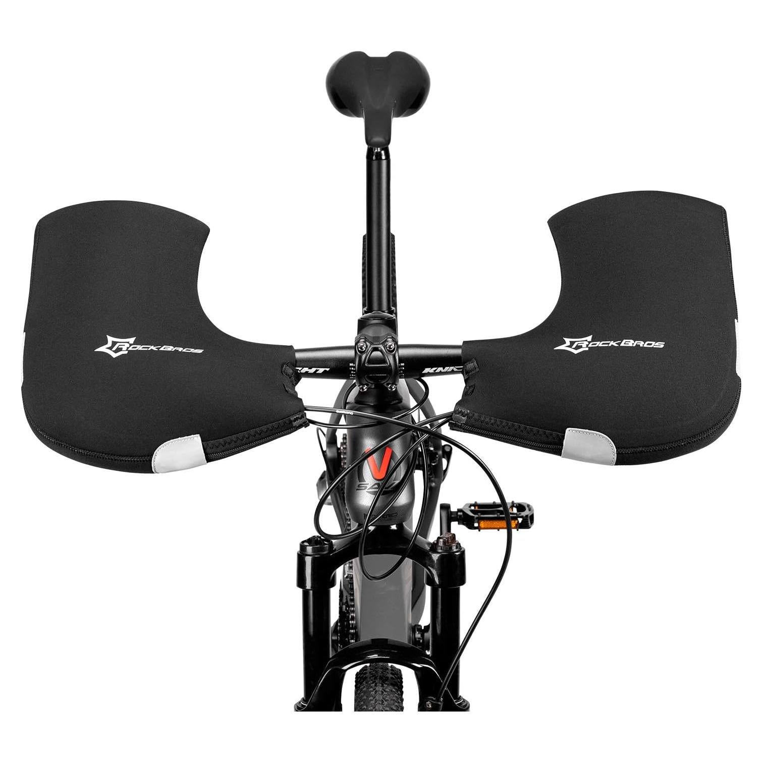 Mitones Térmicos ROCKBROS para Manillar de Bicicleta - A Prueba de Viento