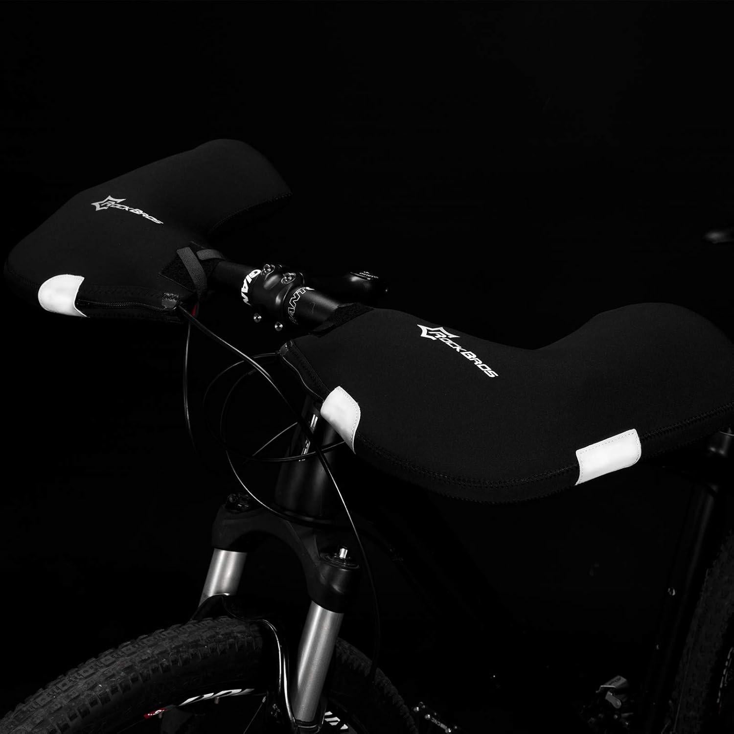 Mitones Térmicos ROCKBROS para Manillar de Bicicleta - A Prueba de Viento