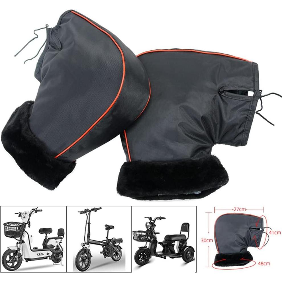 Manoplas Calentadoras para Manillar de Motocicleta Genérica - Impermeables y Térmicas