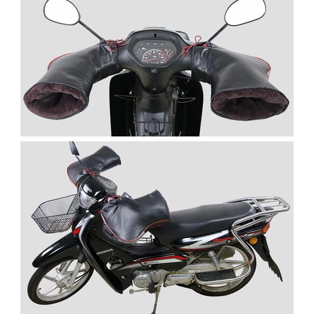 Manoplas Calentadoras para Manillar de Motocicleta Genérica - Impermeables y Térmicas