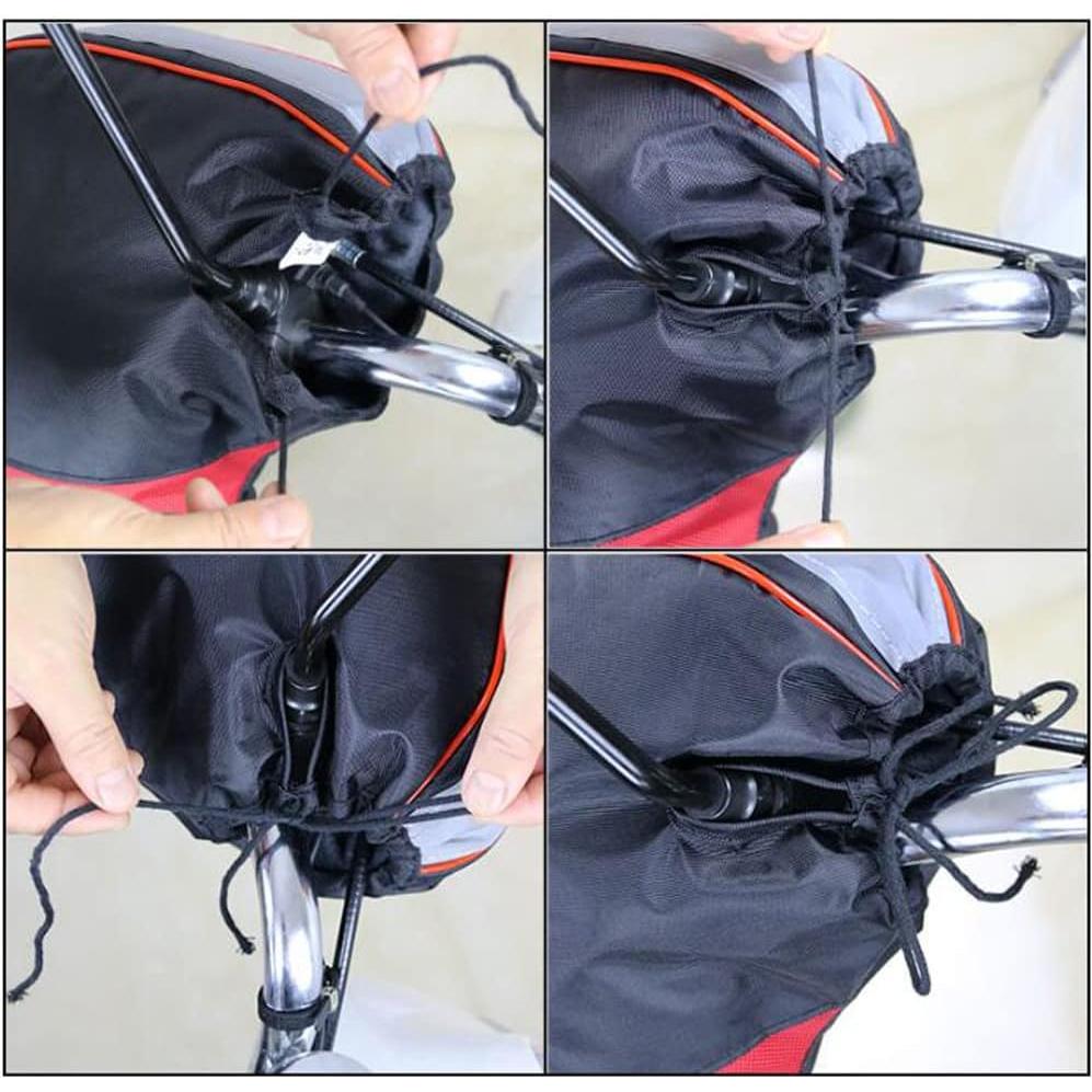 Manoplas Calentadoras para Manillar de Motocicleta Genérica - Impermeables y Térmicas