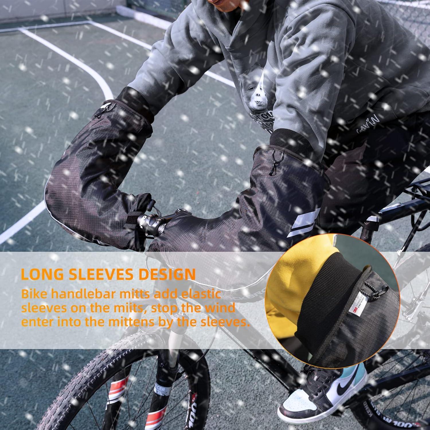 Mitones de Manillar ROCKBROS Térmicos A Prueba de Viento