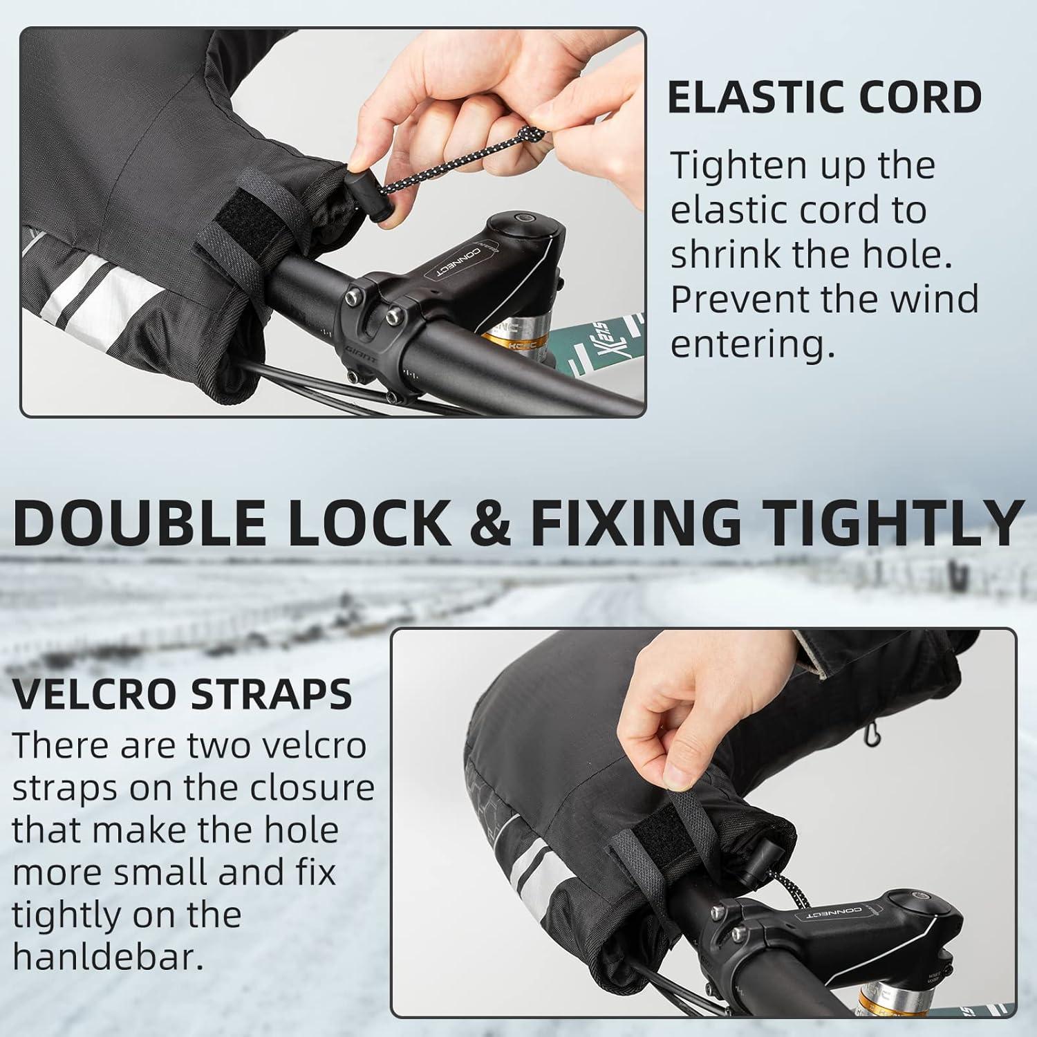 Mitones de Manillar ROCKBROS Térmicos A Prueba de Viento