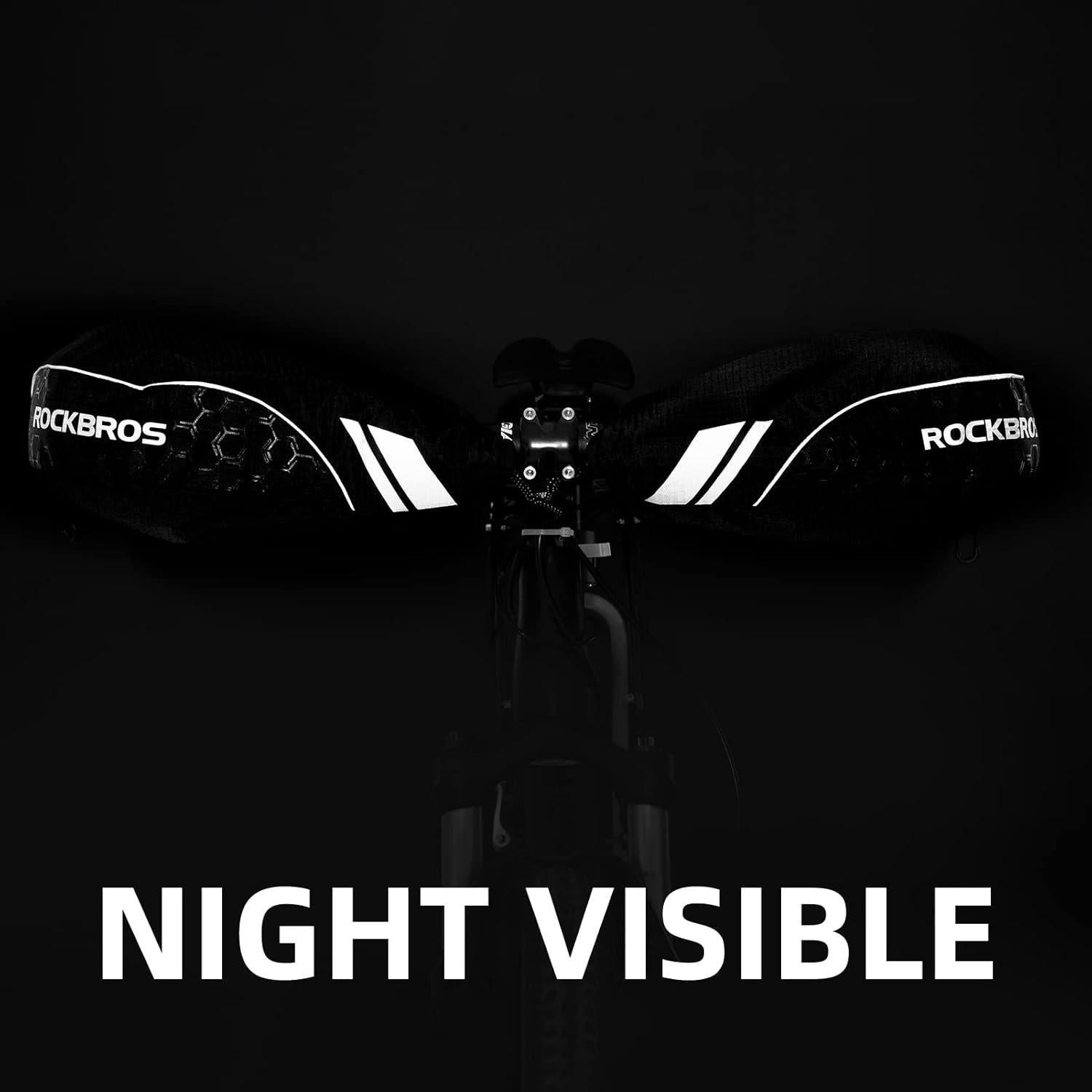 Mitones de Manillar ROCKBROS Térmicos A Prueba de Viento