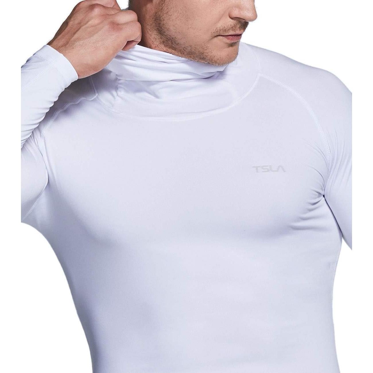 Camisa de Compresión Térmica TSLA para Hombre con Máscara