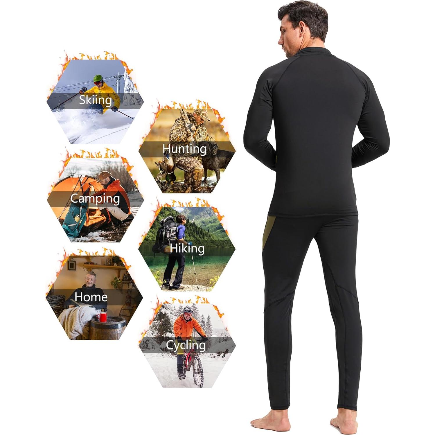 Ropa Interior Térmica para Hombre CL Convallaria 2 Pack - Pantalones Largos