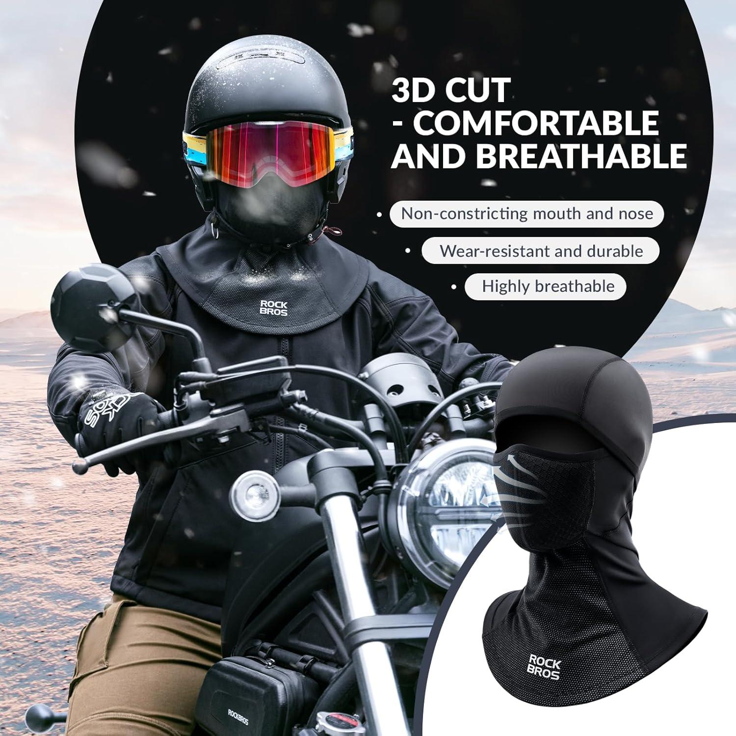 Pasamontañas ROCKBROS Térmico Unisex a Prueba de Viento