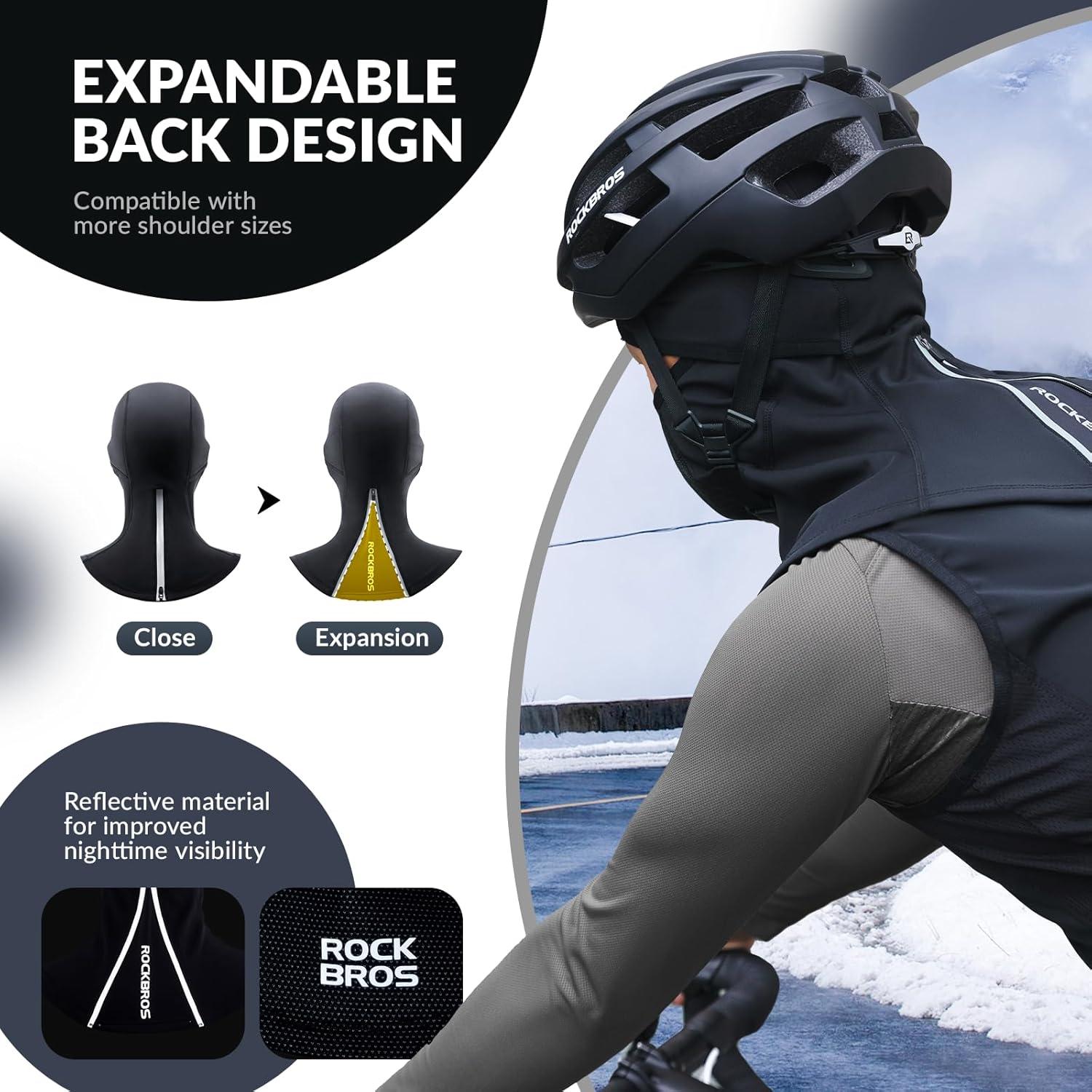 Pasamontañas ROCKBROS Térmico Unisex a Prueba de Viento