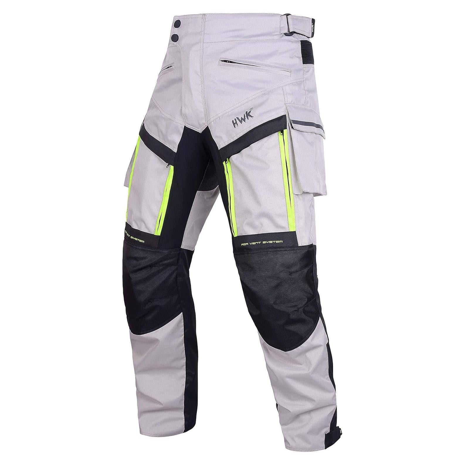 Pantalones Cargo de Moto HWK Hi-Vis 34W x 76L con Protección