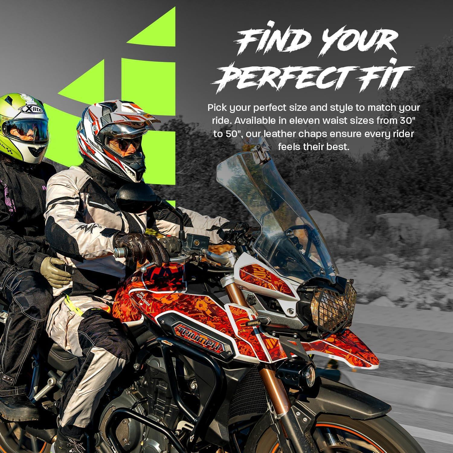 Pantalones Cargo de Moto HWK Hi-Vis 34W x 76L con Protección