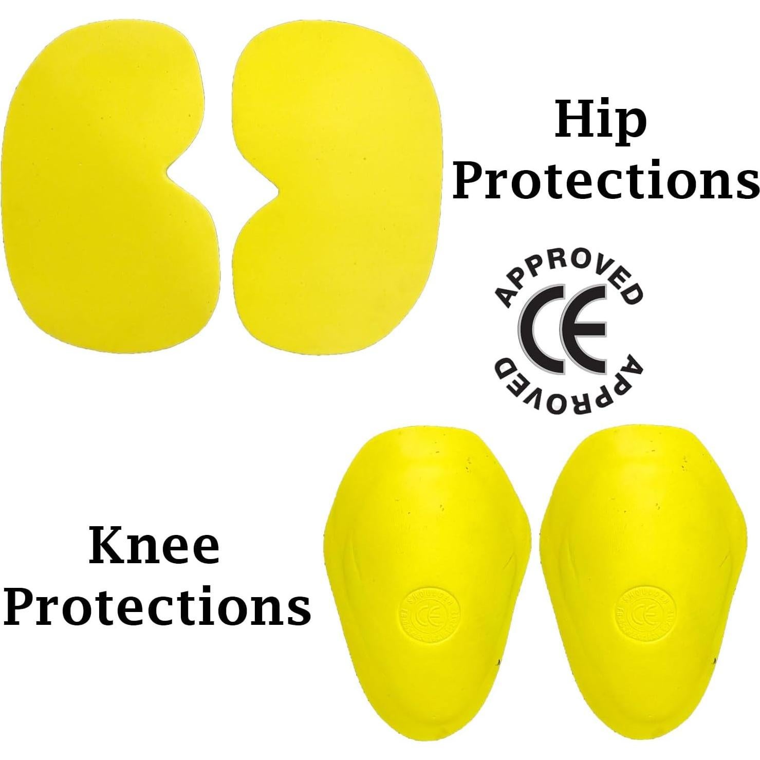 Pantalón de Motocicleta Impermeable Cordura Rojo 36W x 32L