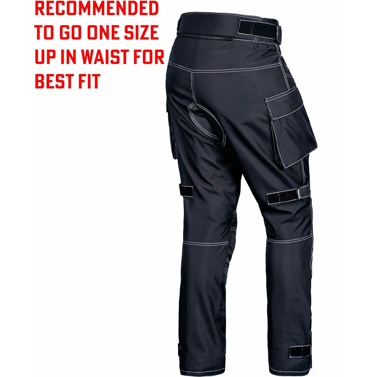 Pantalones de Moto Hombre Impermeables Wicked Stock CE Nivel 1