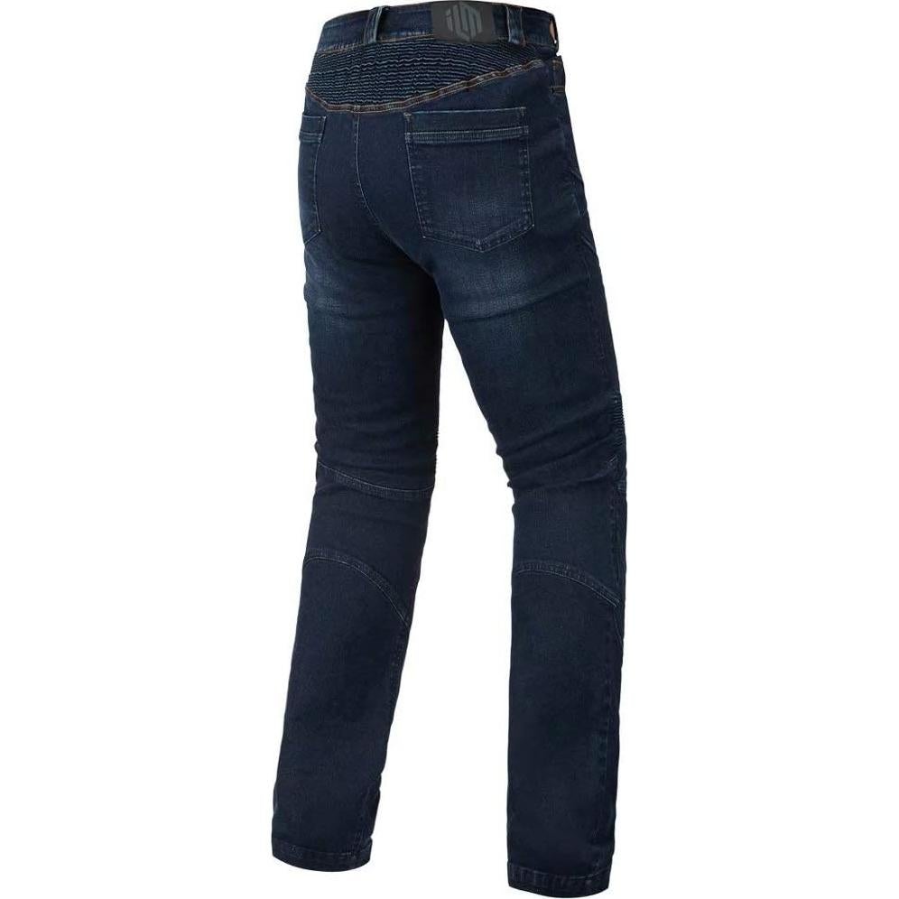 Pantalones de Moto ILM BJN01 Azul con Armadura CE 34W x 30L