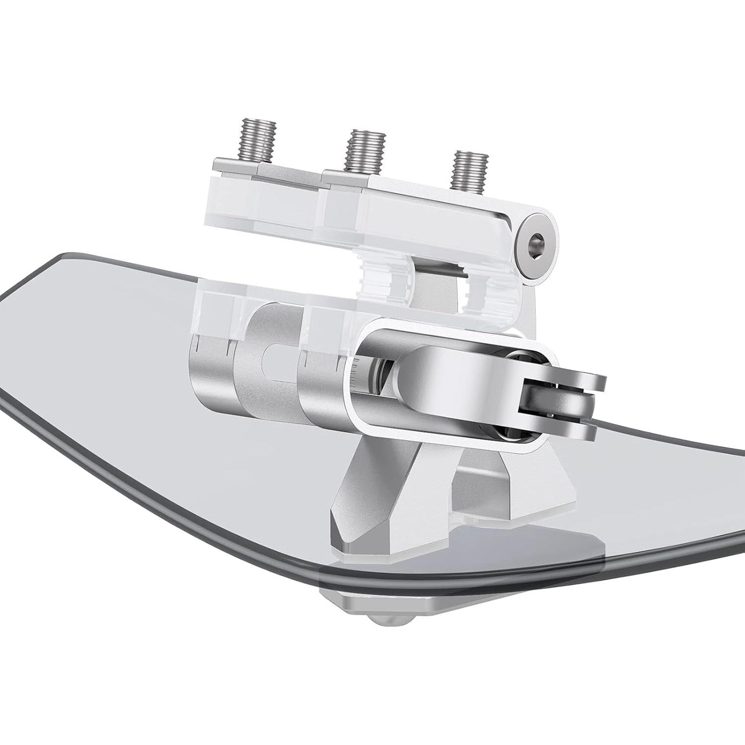 Parabrisas Universal Justech para Motocicleta Clip-On Ahumado