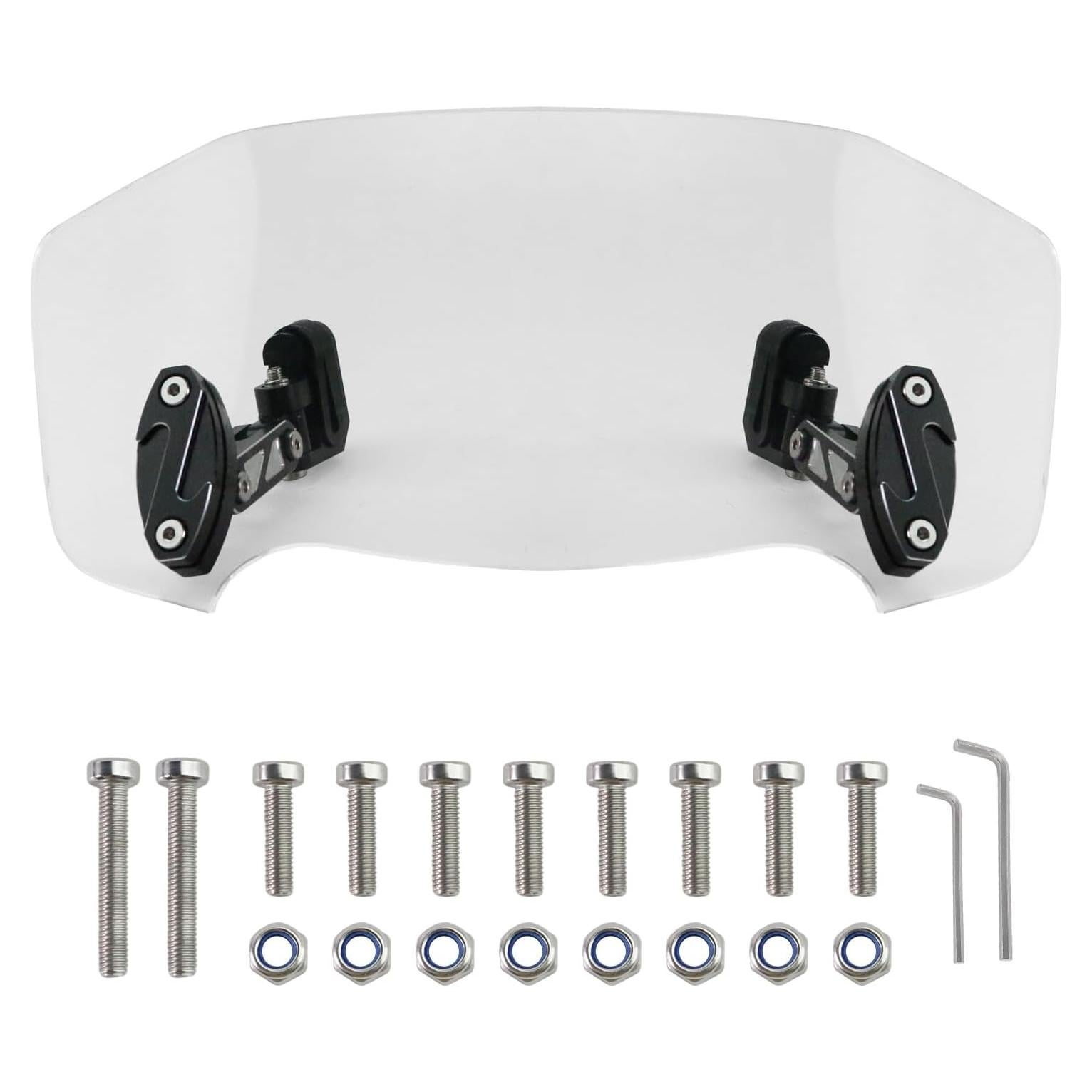 Extensión de Parabrisas Universal PACEWALKER 30cm para Motocicleta