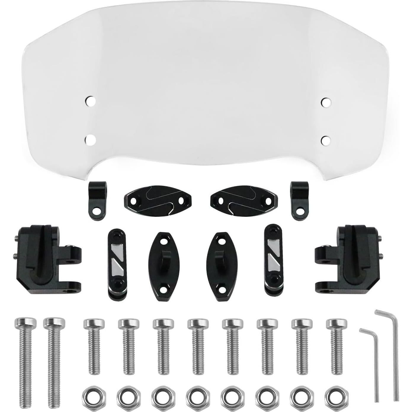 Extensión de Parabrisas Universal PACEWALKER 30cm para Motocicleta