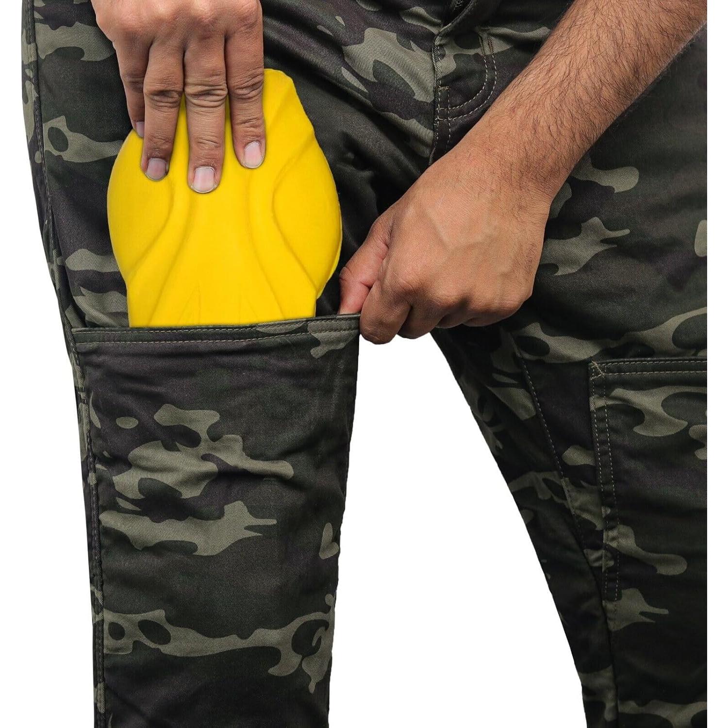 Pantalones de Motocicleta WICKEDSTOCK CE Nivel 2 Tácticos