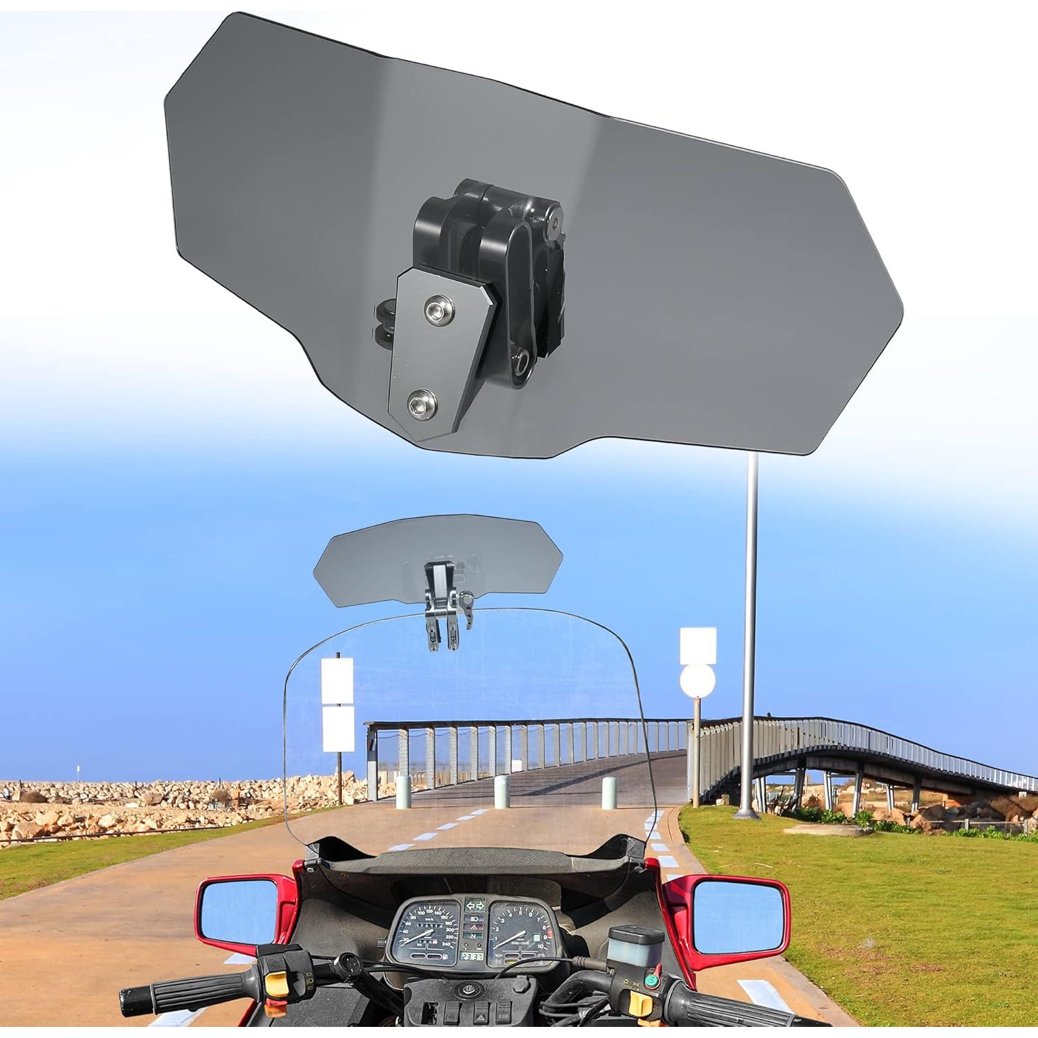 Deflector de Viento Motoforti Clip Ajustable para Motocicletas