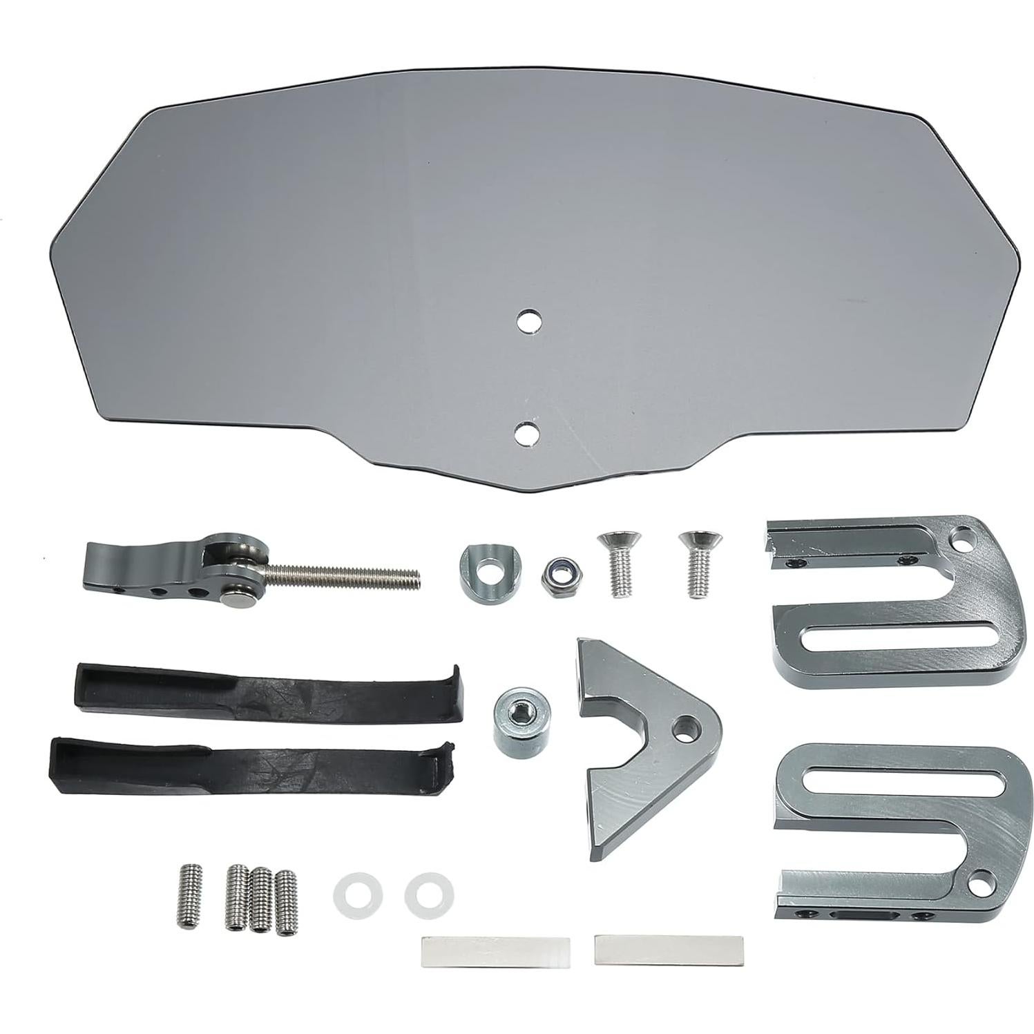 Deflector de Viento Motoforti Clip Ajustable para Motocicletas