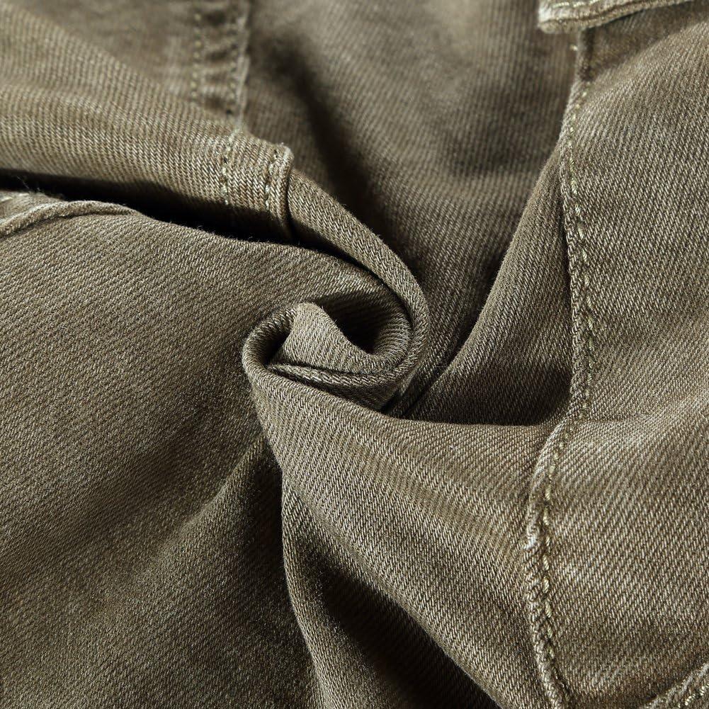 Pantalones de Motocicleta Takuey con Almohadillas Verde Militar