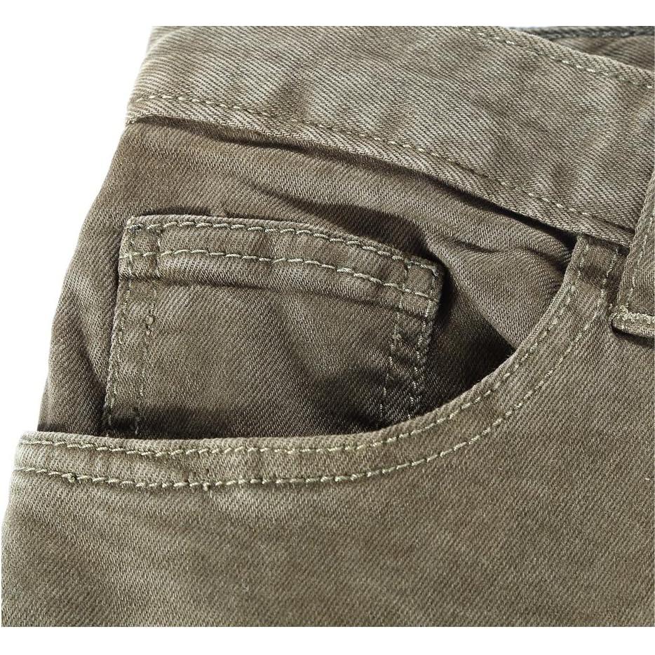 Pantalones de Motocicleta Takuey con Almohadillas Verde Militar