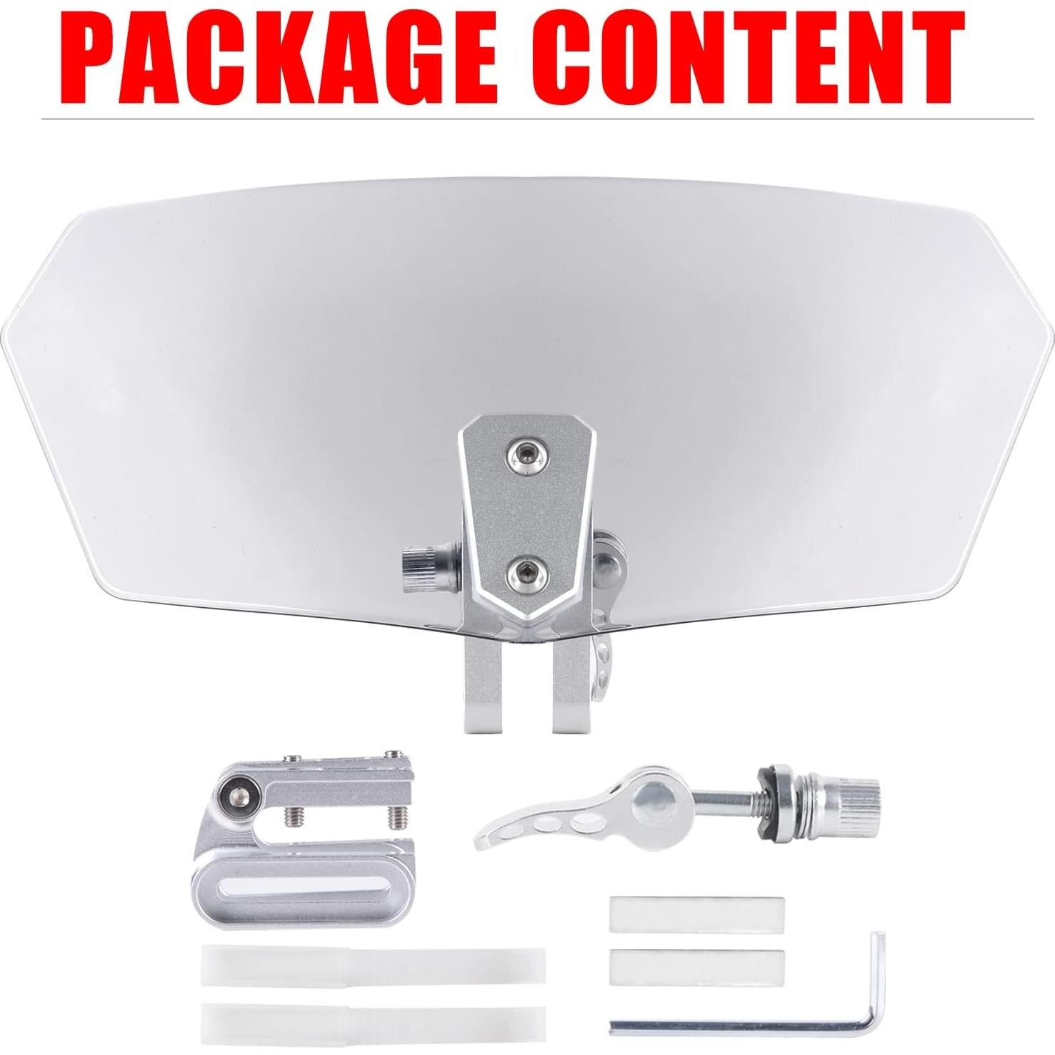 Extensión de Parabrisas Universal Sresk HDWINDSHIELD para Motocicletas