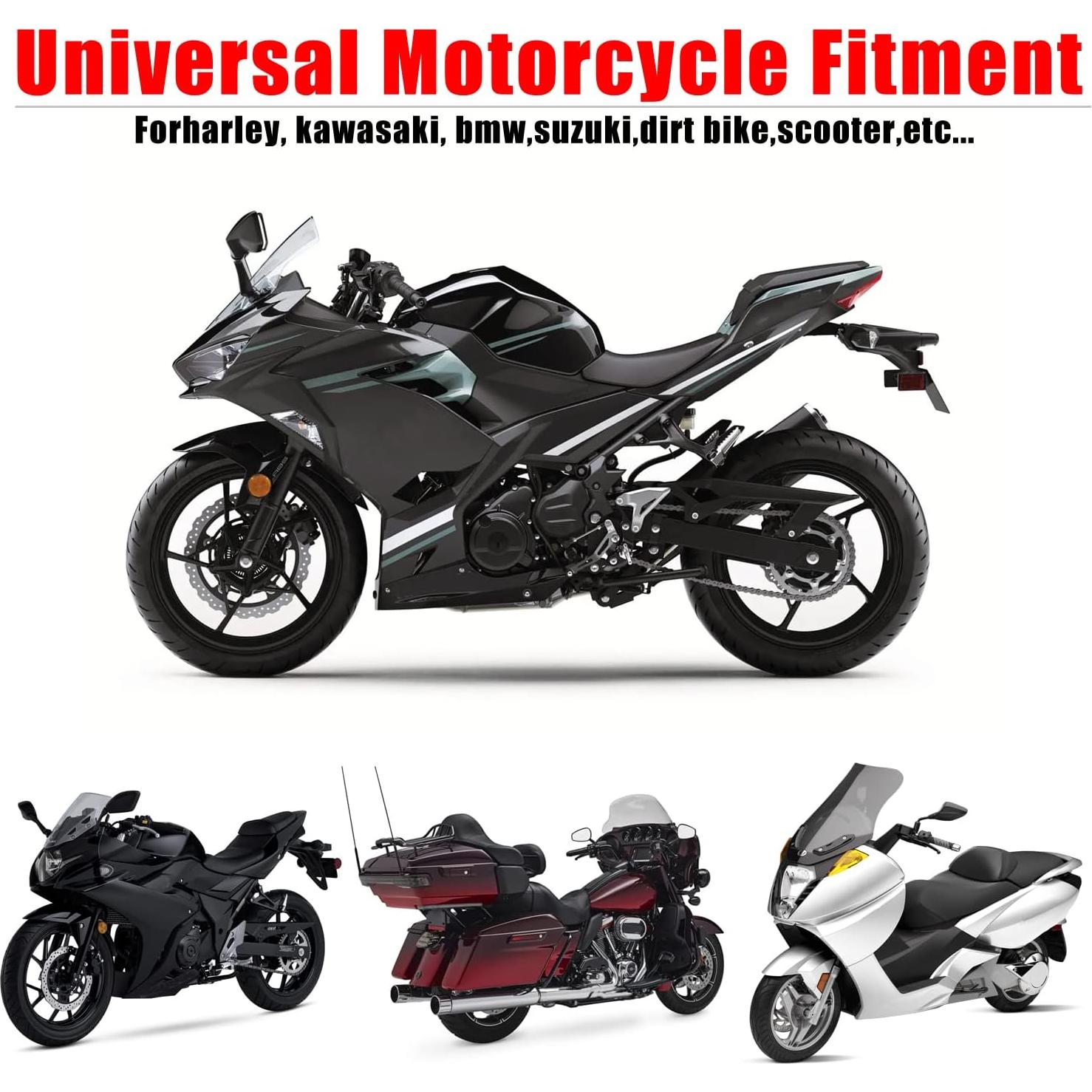 Extensión de Parabrisas Universal Sresk HDWINDSHIELD para Motocicletas