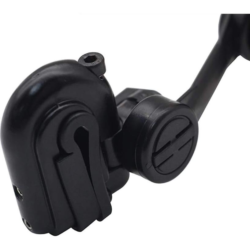 Parabrisas Ajustable Evomosa Clip-On para Motocicleta Gris
