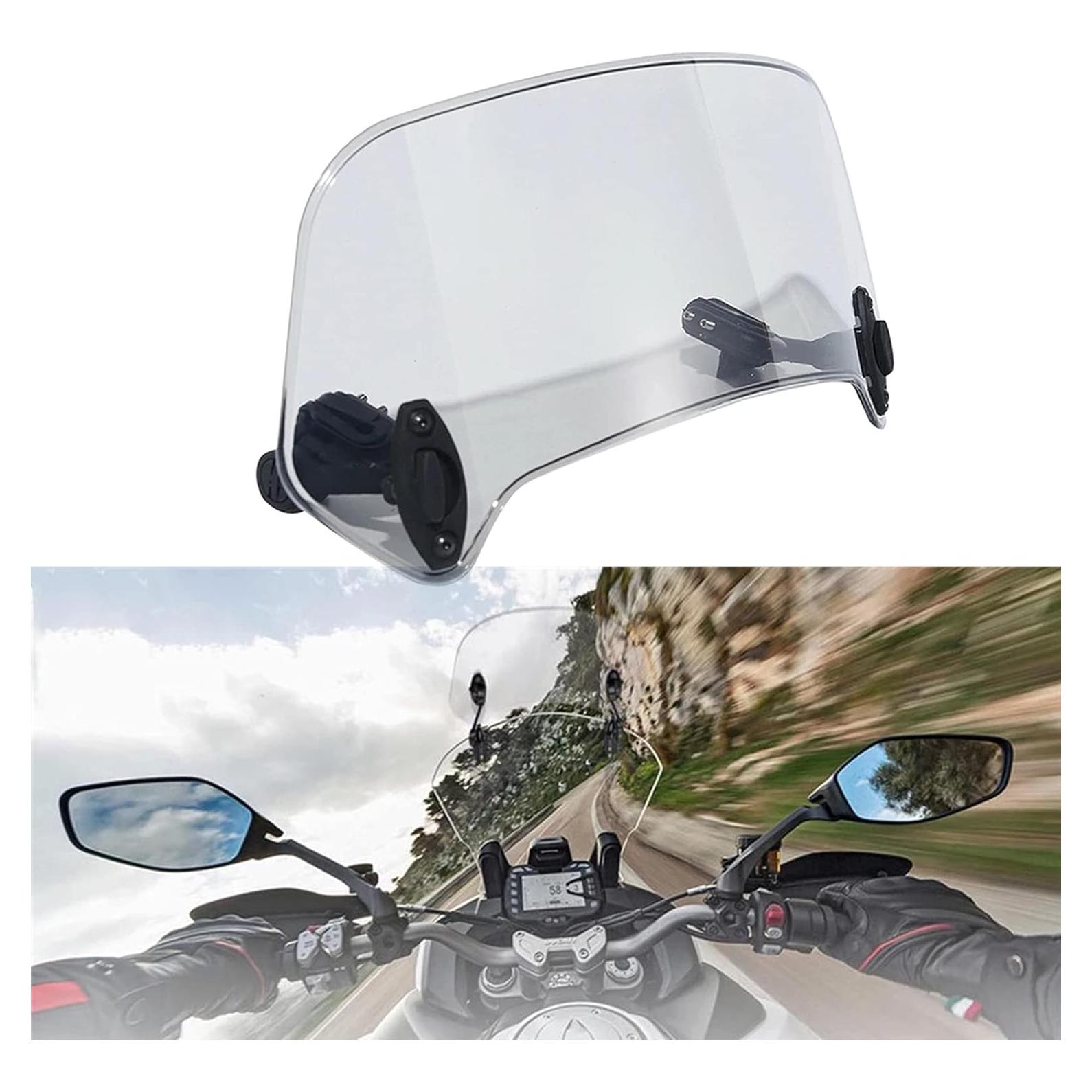 Extensión Parabrisas Universal SOPINEKO 210mm Ahumado para Motocicleta