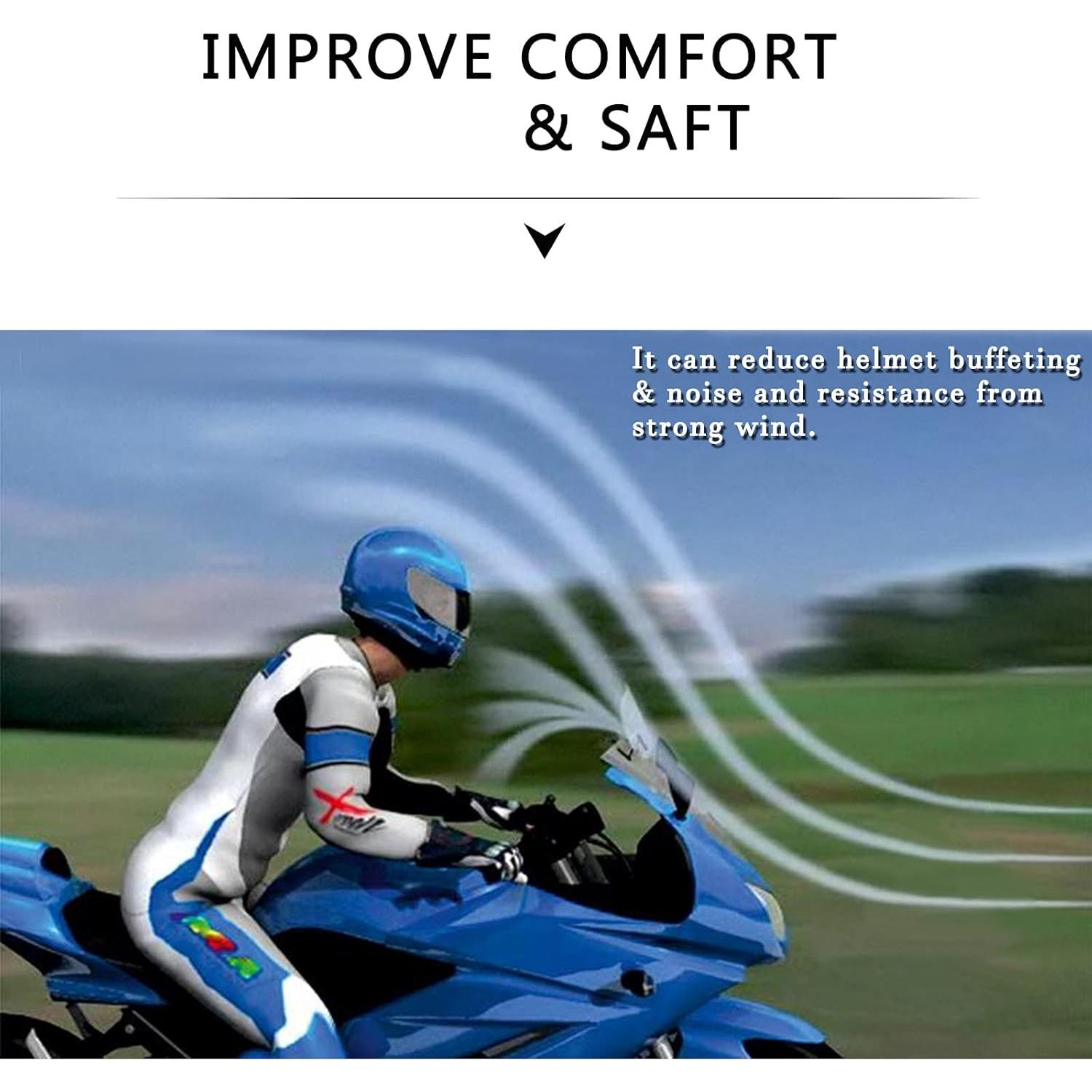 Extensión Parabrisas Universal SOPINEKO 210mm Ahumado para Motocicleta