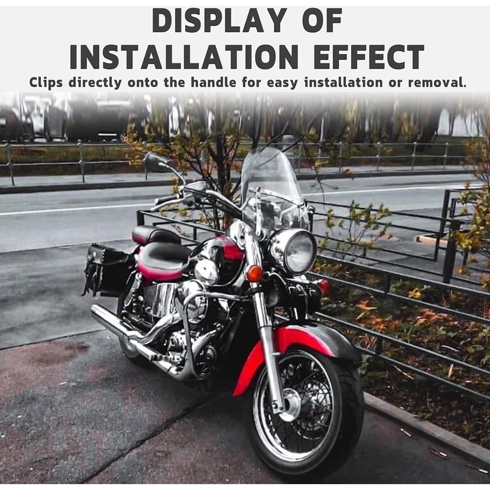 Parabrisas Ondulado DREAMIZER para Motocicleta 46x41cm