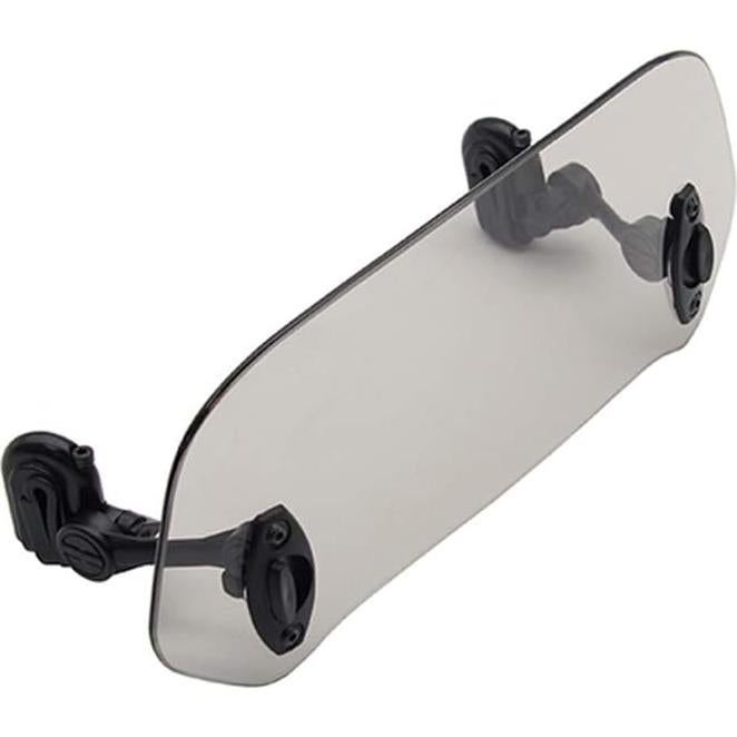 Extensión de Parabrisas Ajustable Evomosa para Motocicleta Gris