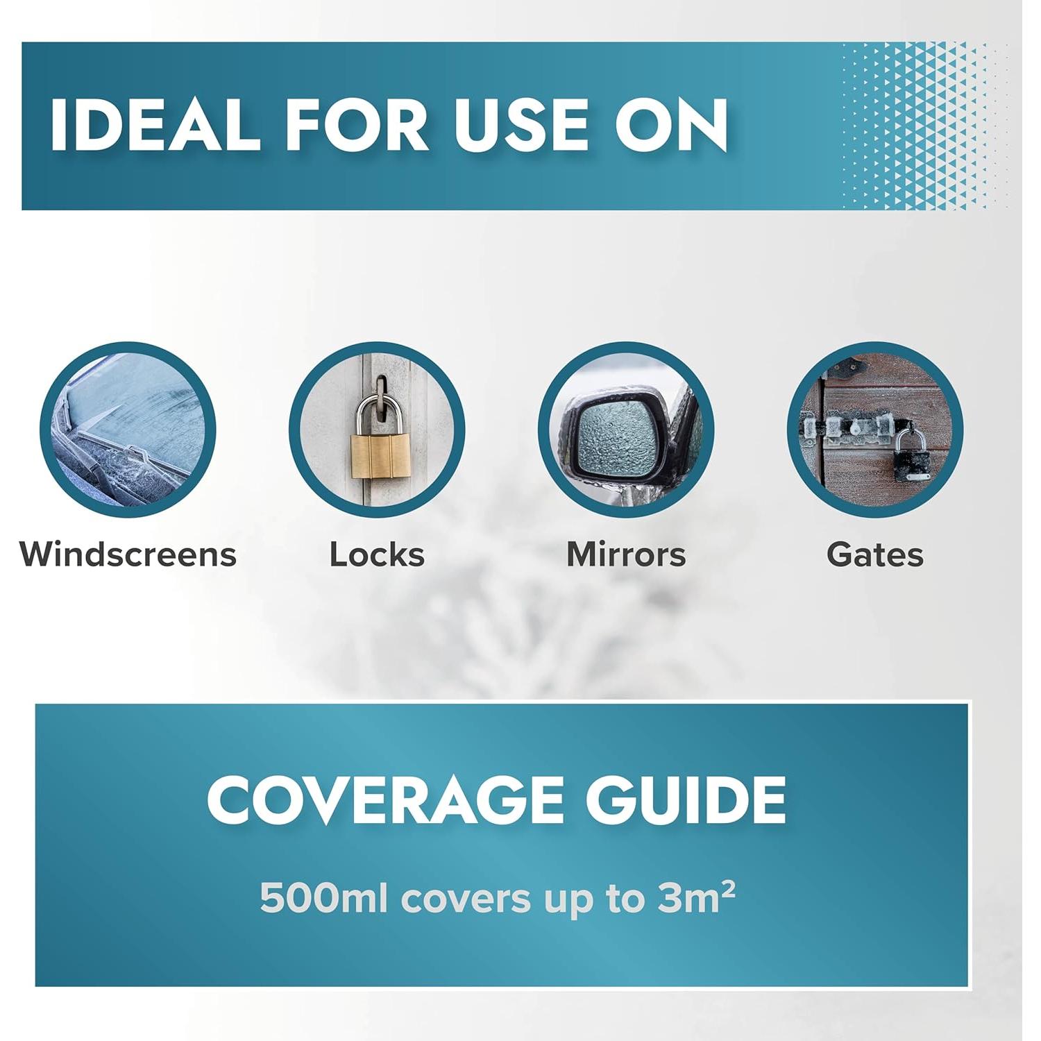 Spray Descongelante Polar 2 x 500ml - Derrite Hielo y Escarcha