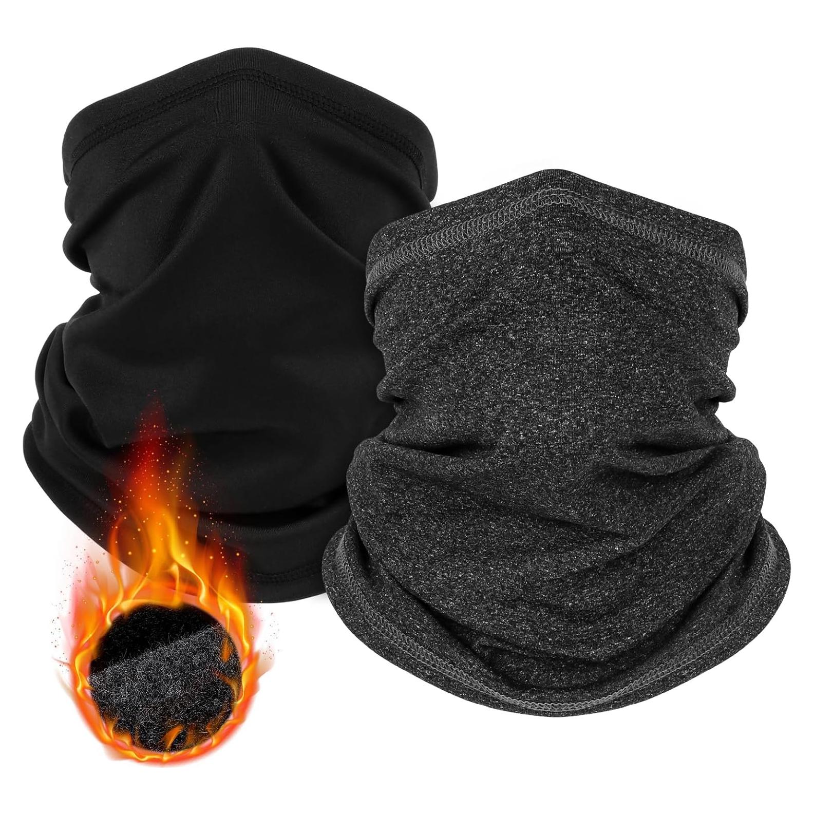 Gaiters de Cuello de Invierno LUOLIIL - 2 Piezas Unisex, Forro Polar