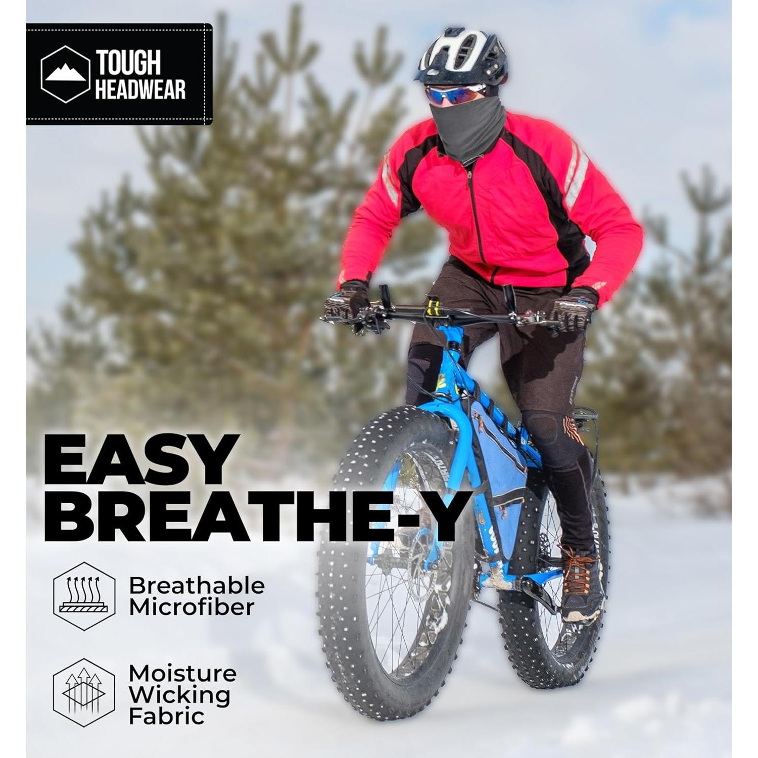 Gaiter de Cuello Reversible Tough Headwear - Forro Polar Gris