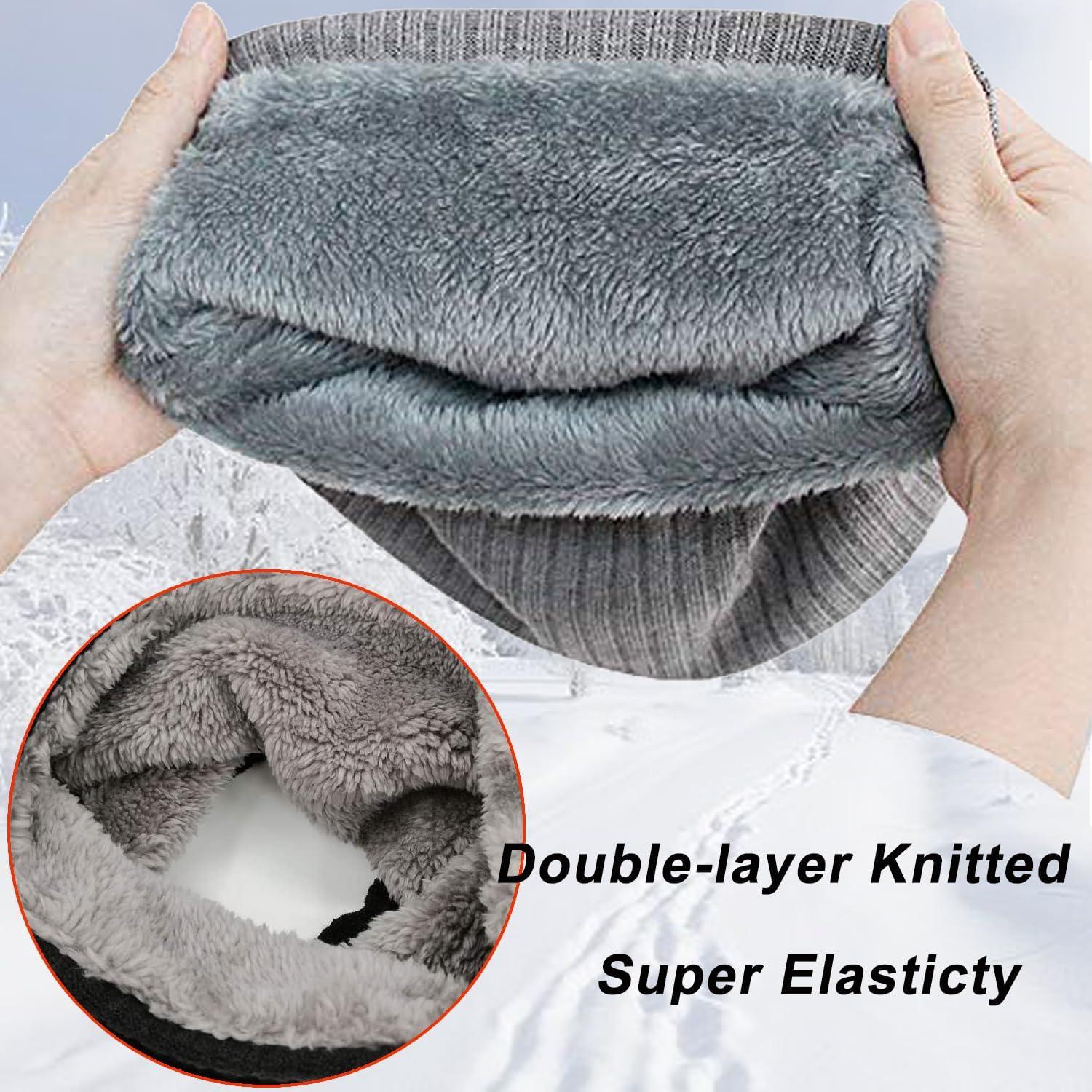 Calentador de Cuello Forro Polar Invierno Unisex Pack 2