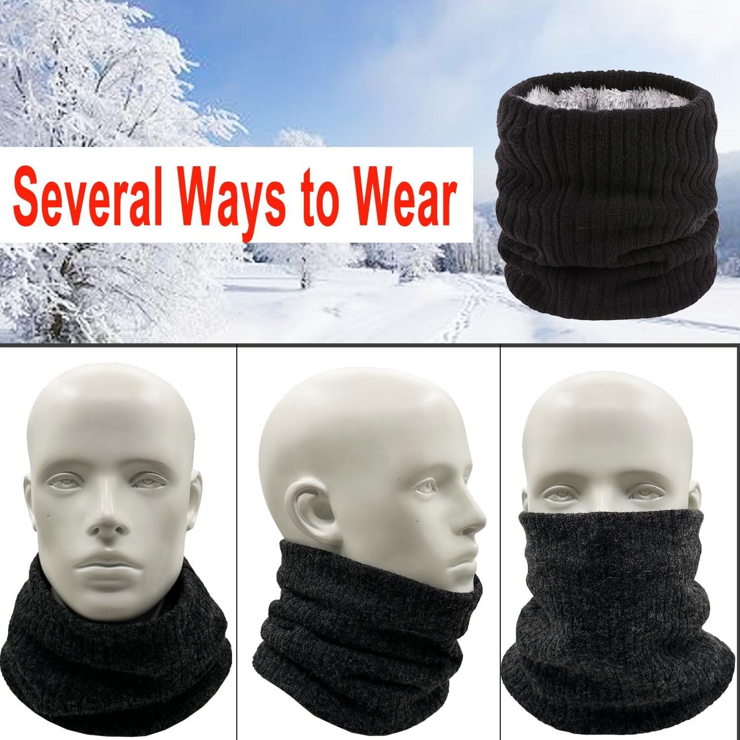 Calentador de Cuello Forro Polar Invierno Unisex Pack 2