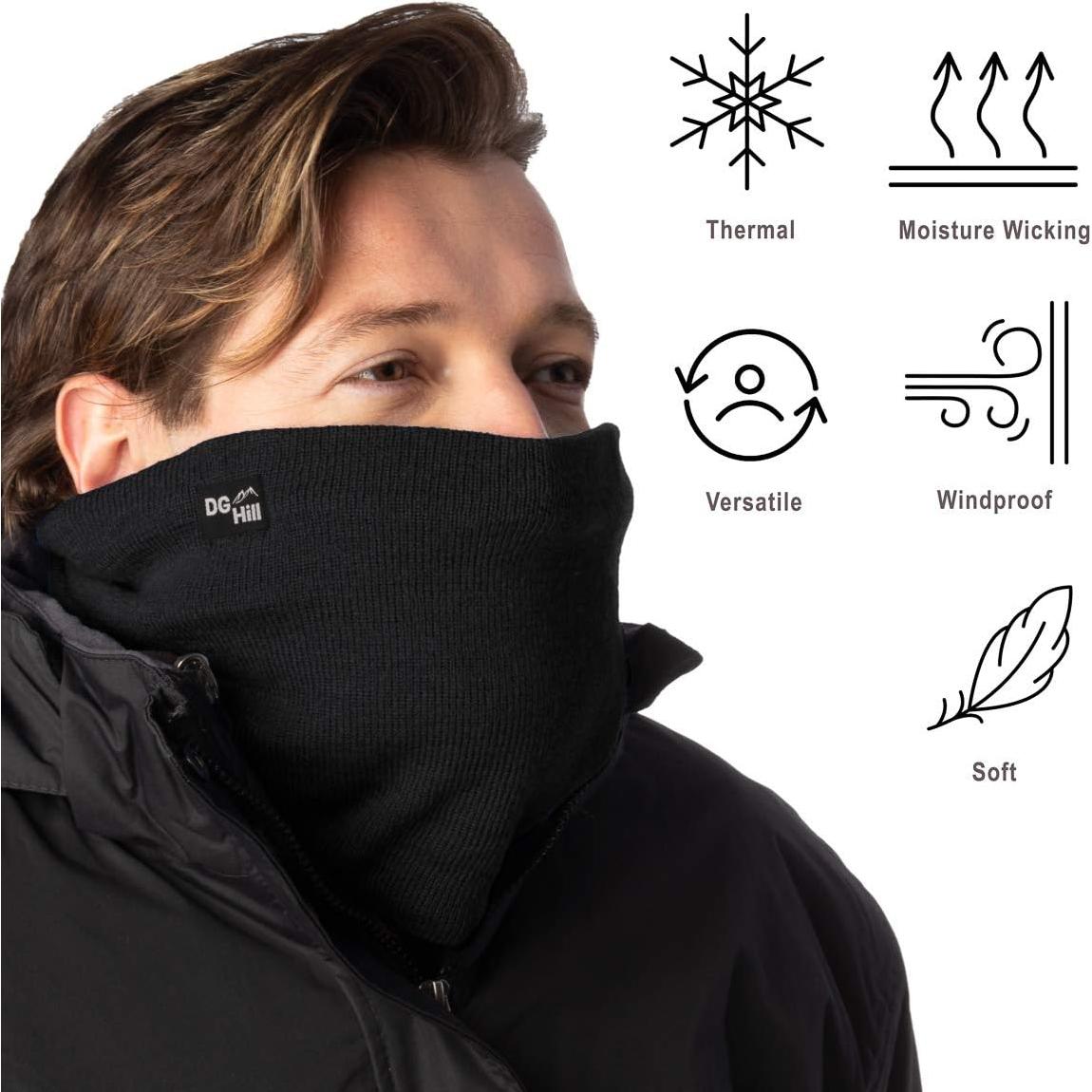 Calentador de Cuello DG Hill - Paquete de 2 Gaiters Térmicos