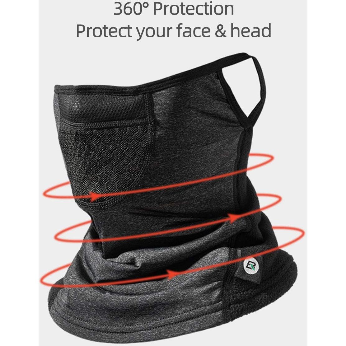 Calentador de Cuello de Invierno ROCKBROS Gris para Hombres