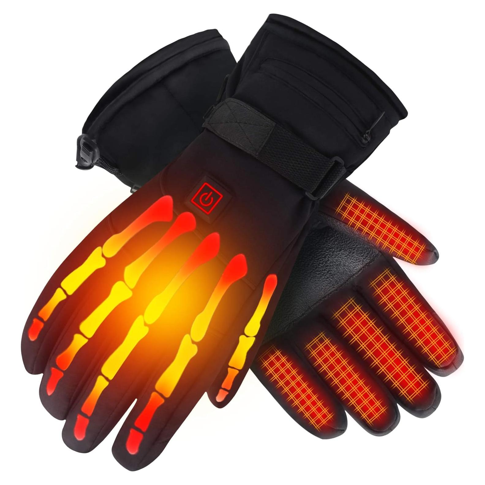 Guantes Calentados Eléctricos Autocastle Térmicos 7.4V Touch