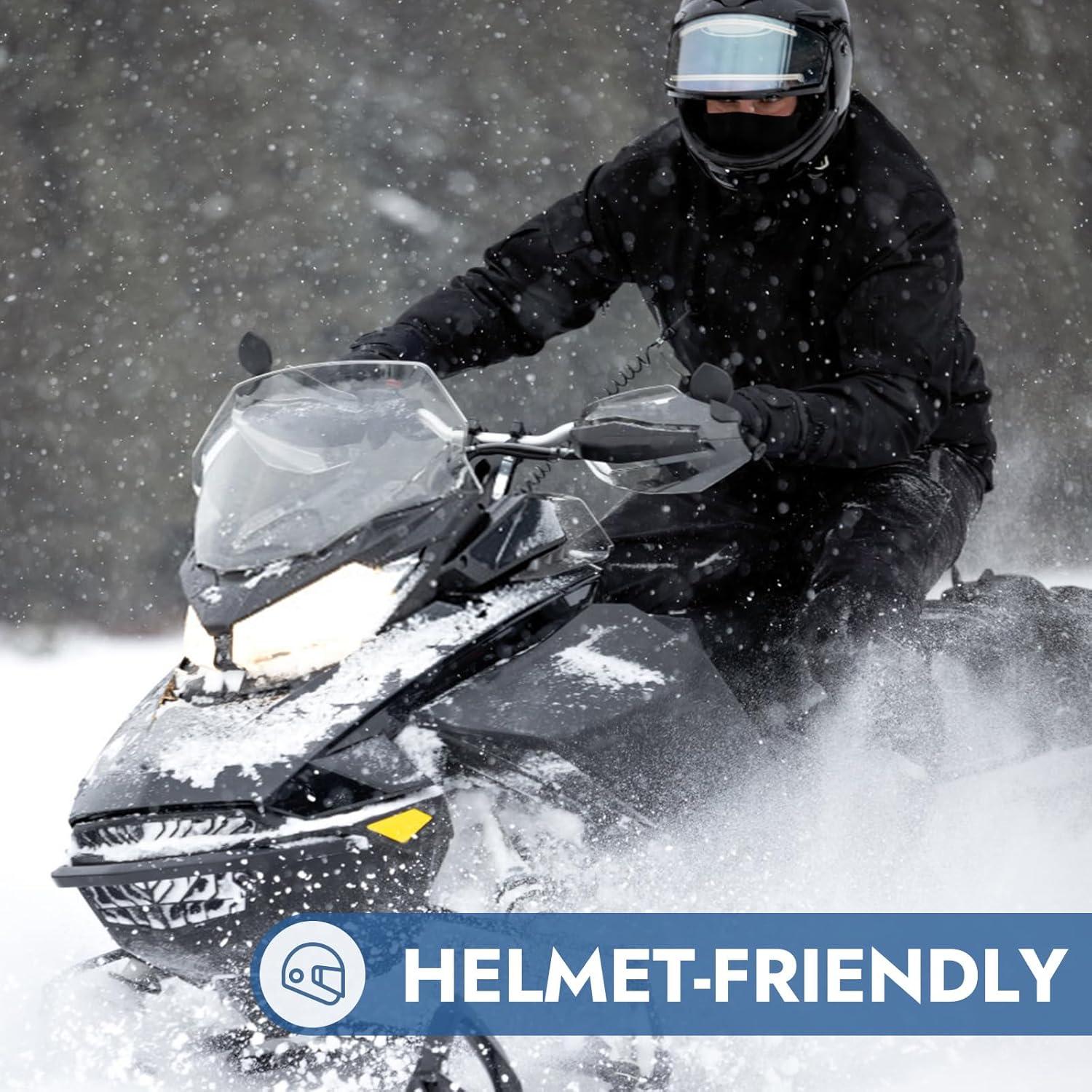 Calentador de Cuello Balaclava Invierno Finvizo 4 Piezas Negro