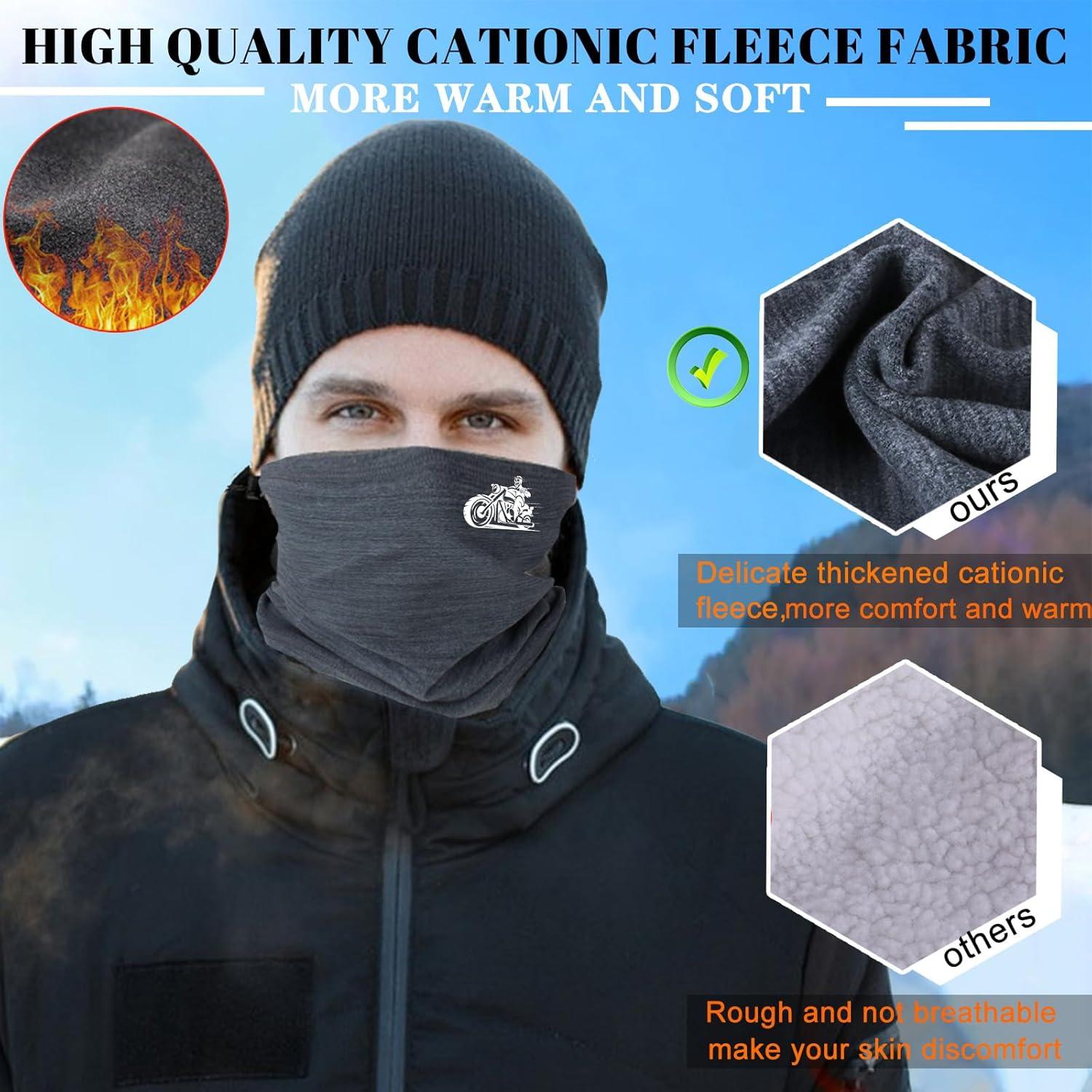 Gaiter de Cuello Invierno Balaclava Poliéster y Forro Polar