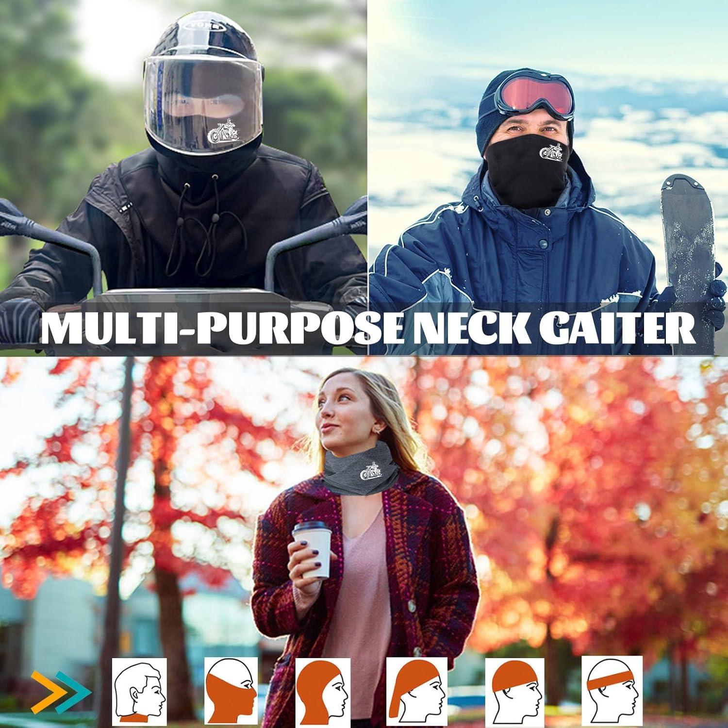 Gaiter de Cuello Invierno Balaclava Poliéster y Forro Polar