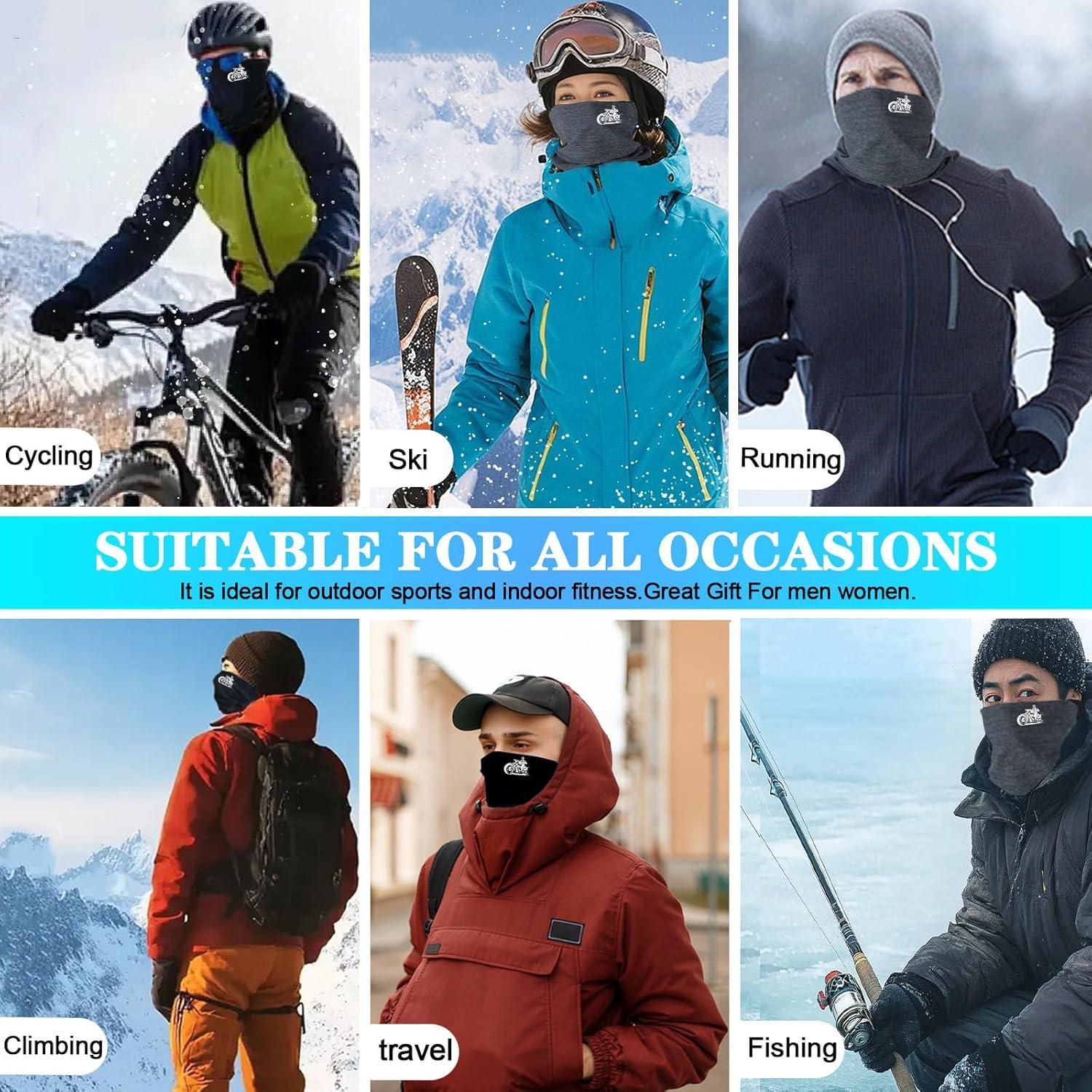 Gaiter de Cuello Invierno Balaclava Poliéster y Forro Polar